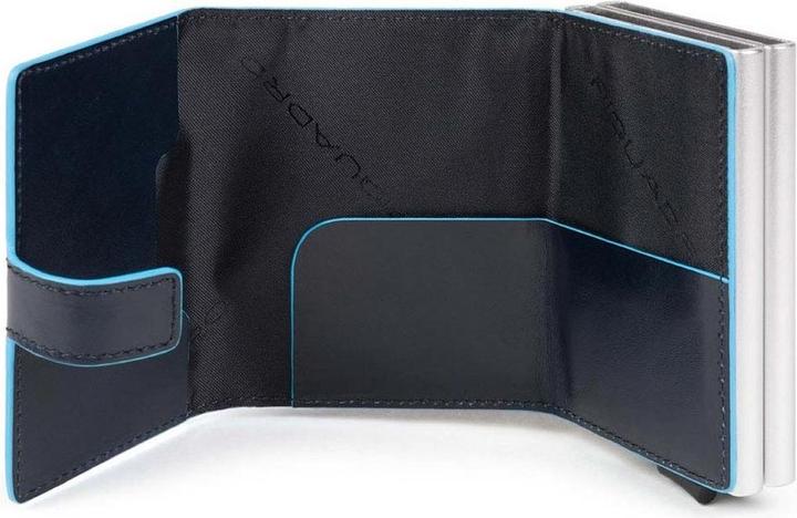 Immagine prodotto Piquadro Blue Square - Custodia doppia per carte di credito con sistema scorrevole