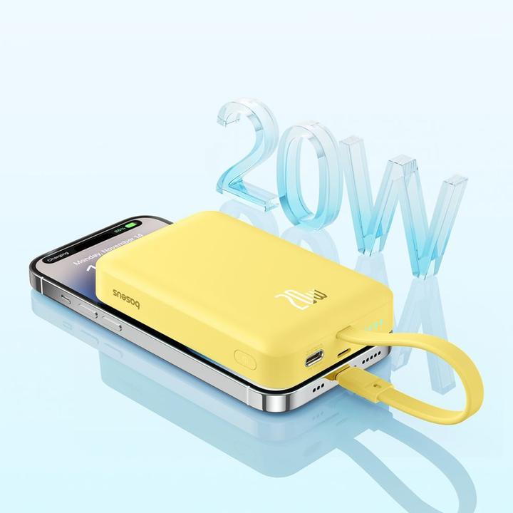 Produktbild Baseus Magnetic Mini Charger (10000 mAh, 20 W, 38.50 Wh)