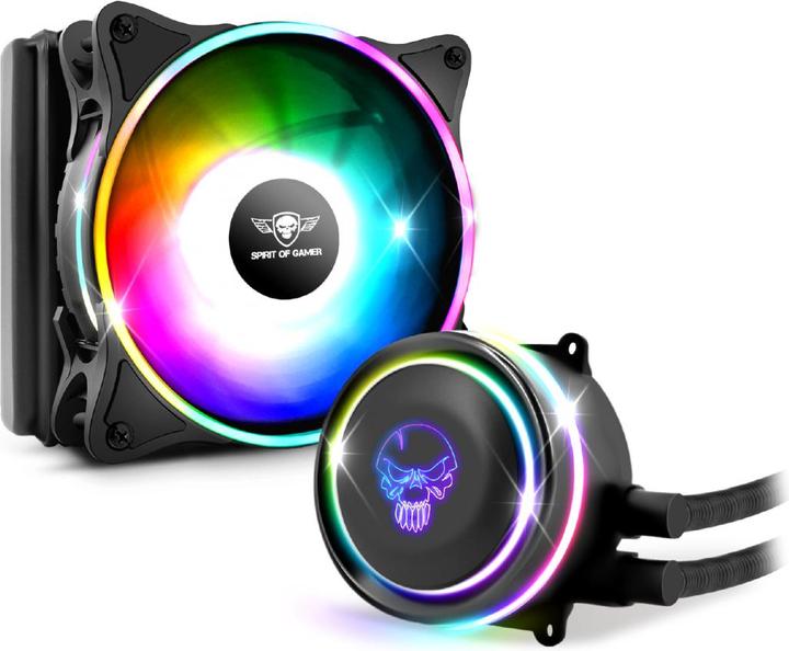 Produktbild Spirit Of Gamer Kit Watercooling Liquidforce Cooler RGB 120mm (Noir)