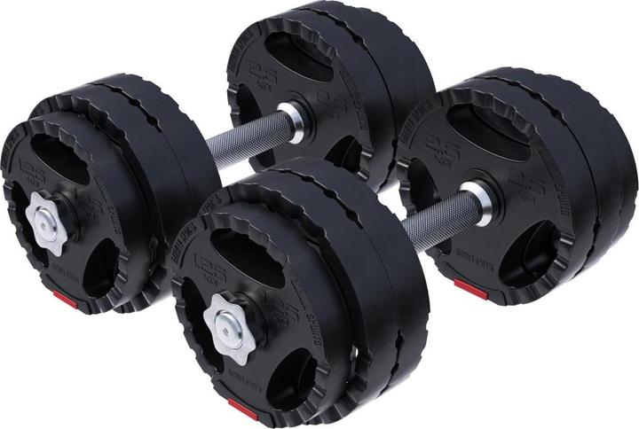 Produktbild Gorilla Sports Hantelset (8 x 2.5 kg, 4 x 1.25 kg)