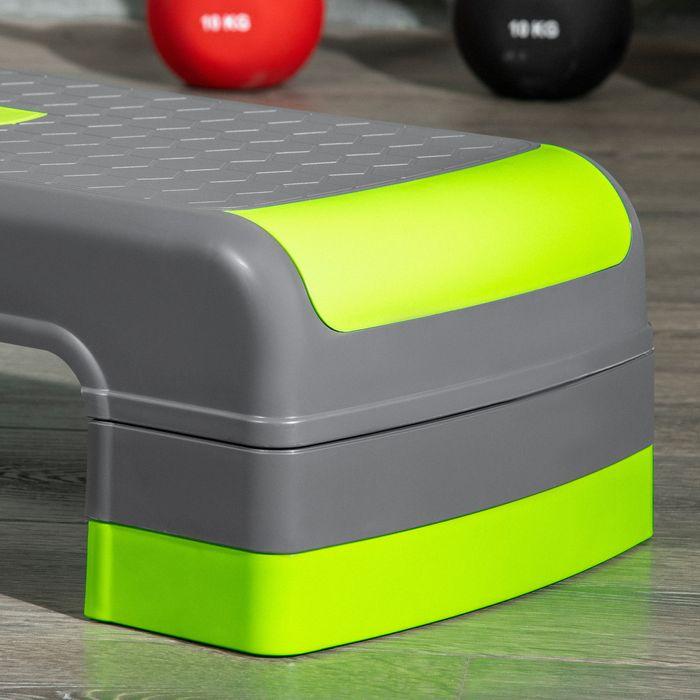 Produktbild Swisshandel24 Aerobic-Stepper Steppbrett höhenverstellbar mit 3 Stufen (10/15/20 cm) bis 150kg