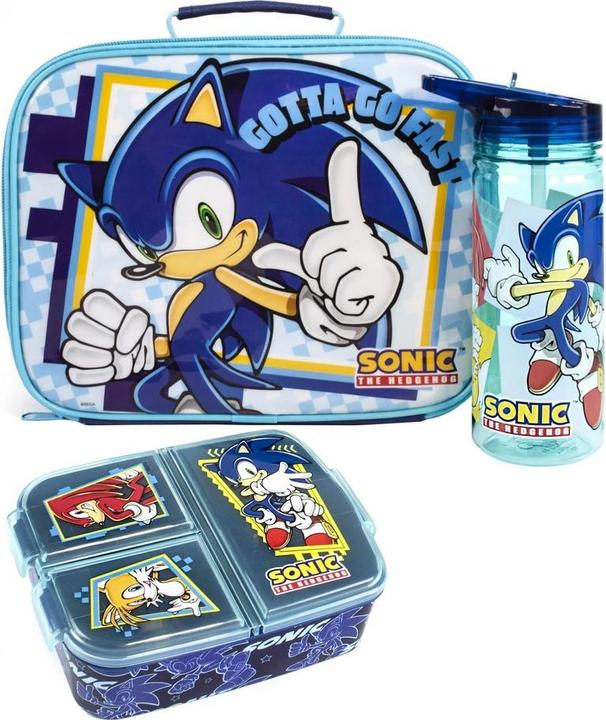 Image du produit Sonic The Hedgehog Sac à déjeuner et bouteille Gotta Go Fast