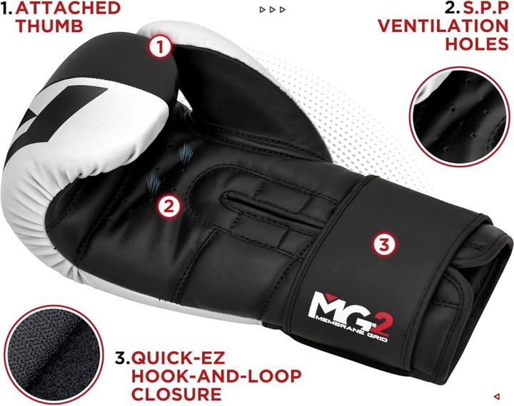 Actual product image Rdx Boxing Gloves REX F4 (10 OZ, 10)