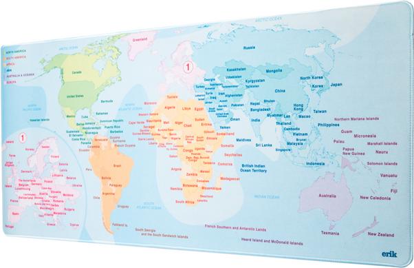 Immagine prodotto Nenurodyta Taccuino con le mappe del mondo (MGGE010) (80 x 35 cm)