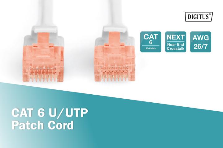 Actual product image Digitus Network cable (U/UTP, CAT6, 3 m)