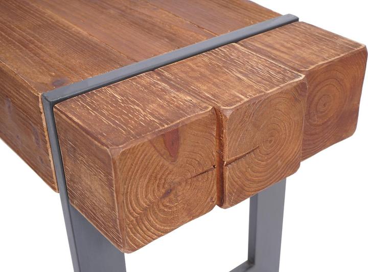 Produktbild Swisshandel24 Sitzbank, Esszimmerbank Bank, Tanne Holz rustikal massiv - braun 160cm (160 cm)