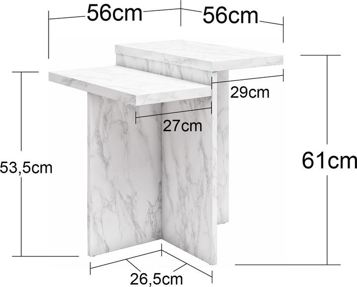Actual product image CosmoLiving Brielle (29 x 56 x 61 cm)