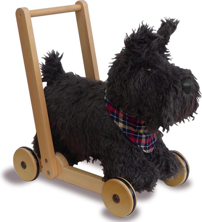 Actual product image little bird told me Scottie Dog Push Along