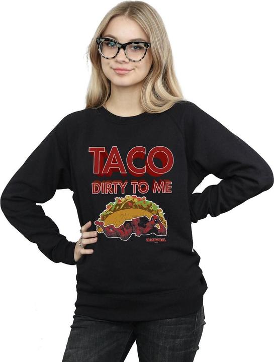 Image du produit - Sweat DEADPOOL TACO DIRTY TO ME - Femme (XL)