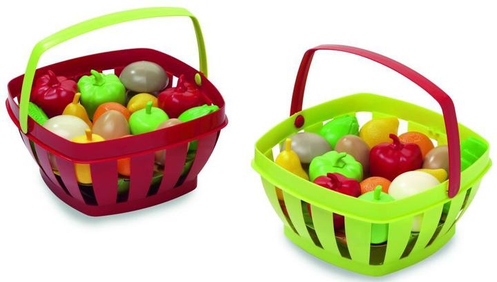 Produktbild Ecoiffier Roter Korb mit Obst und Gemüse