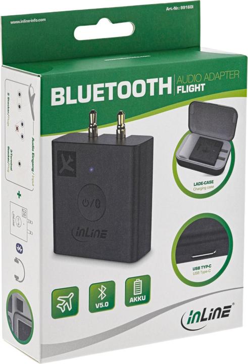 Actual product image InLine Airplane Audio Transmitter (Channels)
