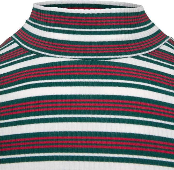 Actual product image Urban Classics Ladies Rib Striped Volant Turtleneck L/S (5XL)