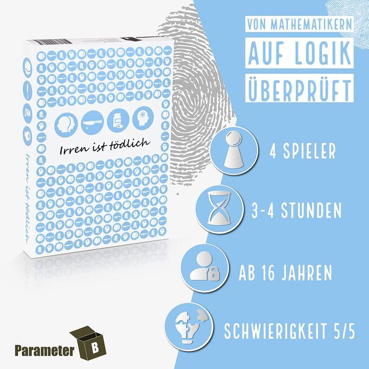 Produktbild Pegasus Irren ist tödlich - Krimidinner (Deutsch)