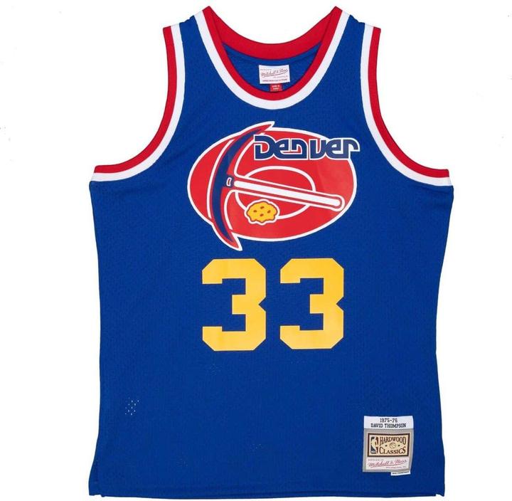 Mitchell & Ness David Thompson Denver Nuggets 1975-76 Swingman Jersey - S (S)
