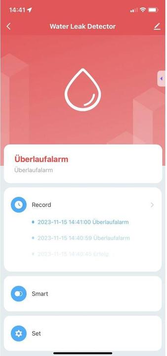 Produktbild Schabus 500240 Funk-Wassermelder mit App-Steuerung, mit internem Sensor über Steckdose