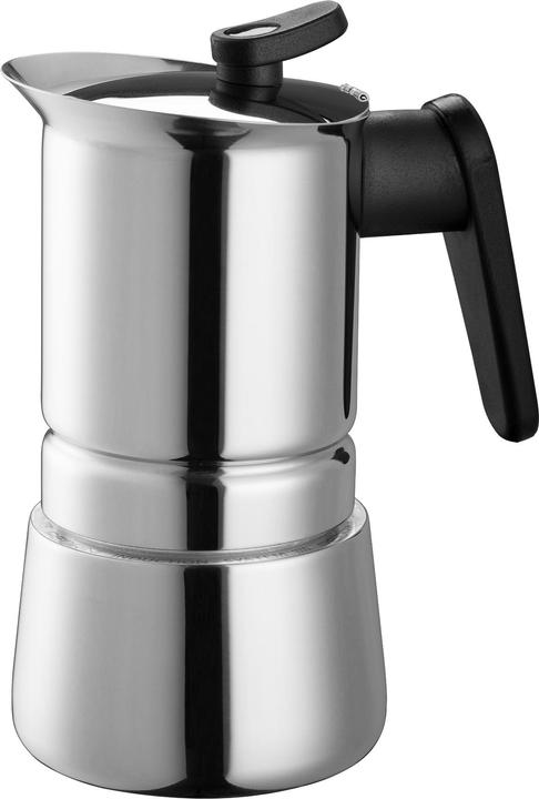 Actual product image Pedrini Steelmoka - stainless steel espresso maker 4 cups (4 T.)