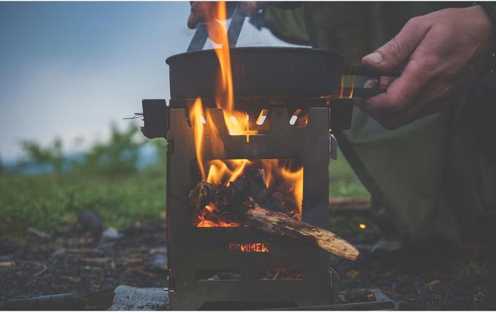 Produktbild Fennek Grill Campingkocher Hobo Premium, Edelstahl (12.20 cm)