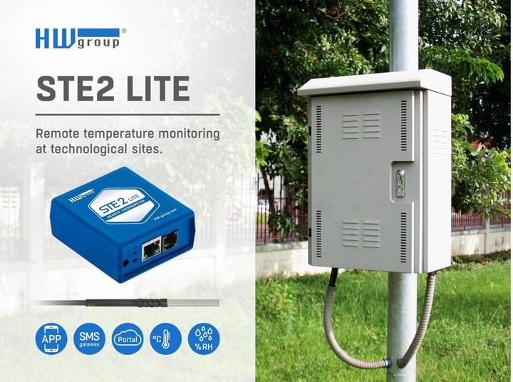 Produktbild HW Group Netzwerk Thermometer STE2 Lite Wlan / Lan