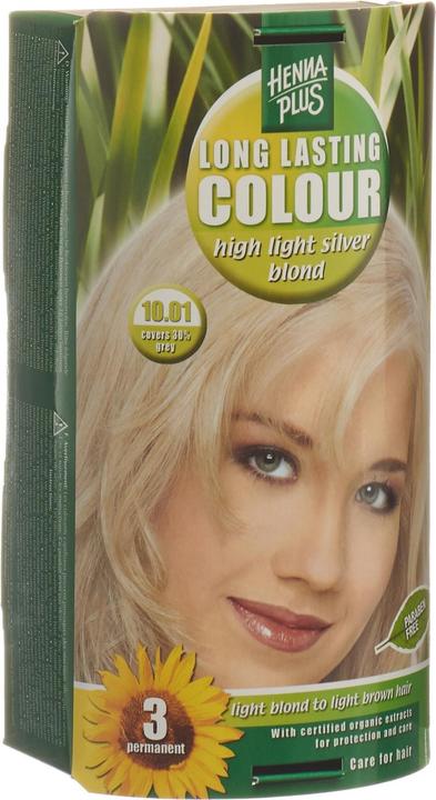 Hennaplus Long Lasting Colour (10.01 Hell-Hell Silber Blond)