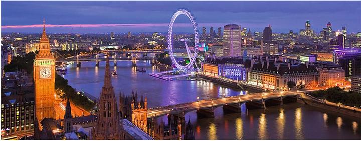Actual product image Ravensburger London by night panorama puzzle (1000 pieces)