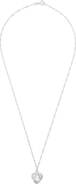 Produktbild zz_ArchivedByPCD_Amor Schmuck_zu_Amor Amor Halsschmuck für Damen, 925 Sterling Silber, Zirkonia synth. | Herz (Silber 925)