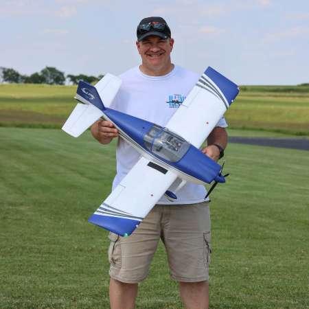 Immagine prodotto E-Flite RV-7 1100mm motore elettrico ala bassa BNF Basic incl. AS3X e SAFE (Motore multiplo)