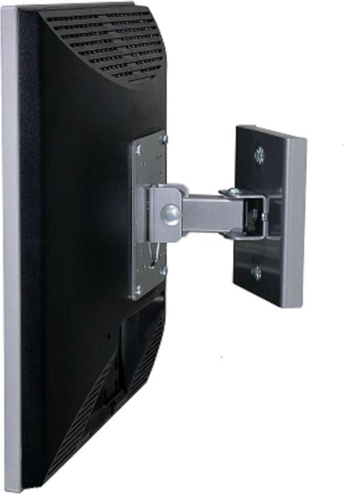 Image du produit R-Go Tools Steel Hook Up support mural, réglable, argent - pince pour écran LCD - Sta (Mur)