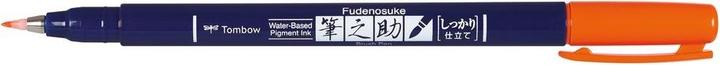 Image du produit Tombow FUDENOSUKE HARD - Crayon de calligraphie (Orange, 3 mm, 1 x)