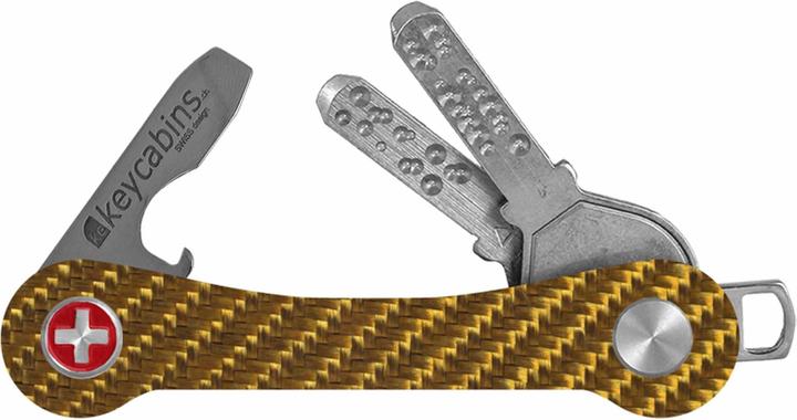Keycabins Schlüsselorganisator KCCS1.2 Carbon S1 gold