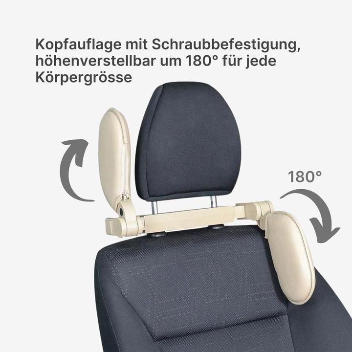 Actual product image Hermex Headrest car seat headrest Head rest 180° adjustable