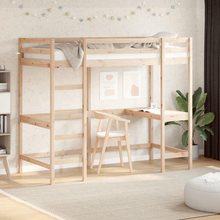 Immagine prodotto VidaXL Letto a soppalco con scrivania (90 x 190 cm)