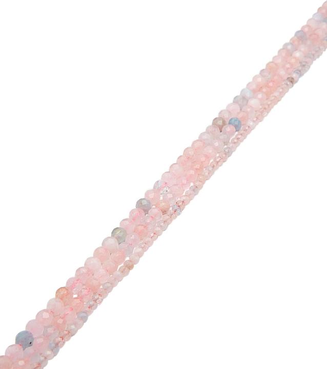 Leyda Morganit Strang multicolor facettiert