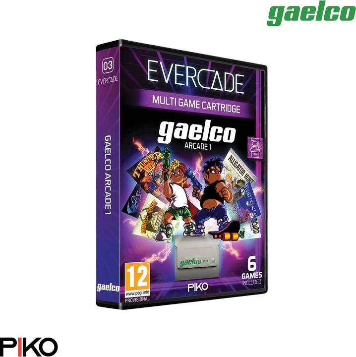 Actual product image Blaze Evercade Gaelco (Piko) Arcade Cartridge 1 - EFIGS