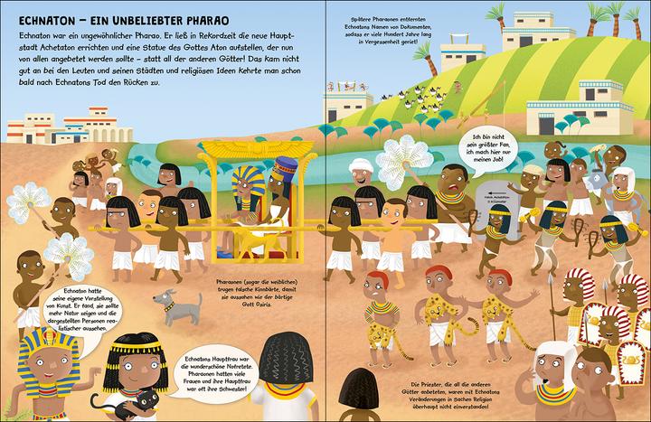 Produktbild Mein grosses Abenteuer-Stickerbuch - Altes Ägypten (Deutsch, Anna Taube, Ed Myer, Joshua George, 2022)