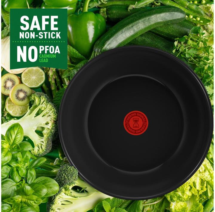 Produktbild Tefal Wokpfanne Bratpfanne Renew Black On 28cm (28 cm, Wok Pfanne, Aluminium, Keramik)