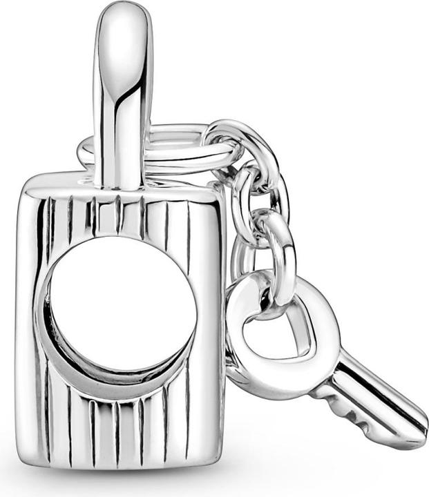 Actual product image Pandora Charm lock & heart key (Sterling silver 925)