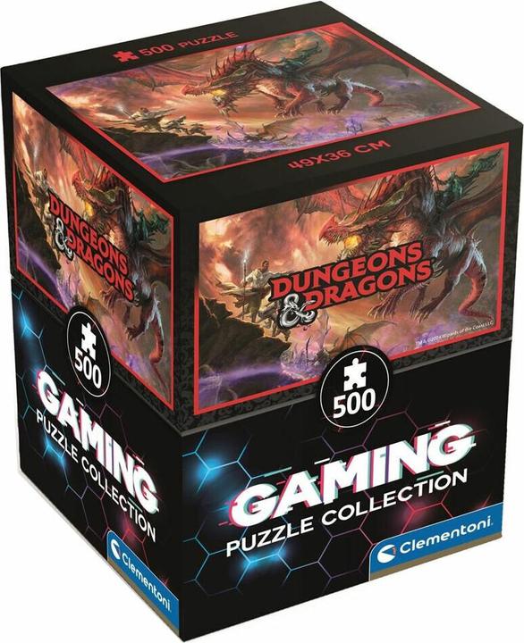 Immagine prodotto Clementoni DONJONS & DRAGONS - Kansaldi sur Dragon Rouge - Puzzle Cube 500P (500 pezzi)