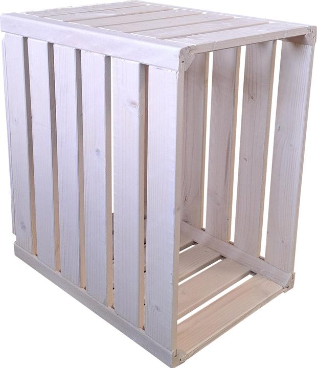 Actual product image Holz Zollhaus Holzharasse Weiss, 23.3 x 35 x 32 cm