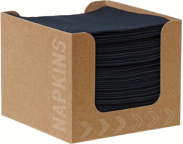Image du produit Duni 50ER SERV.BOX BIO- DUNSIOFT 20X20 BLACK (50 x, 20 x 20 cm)