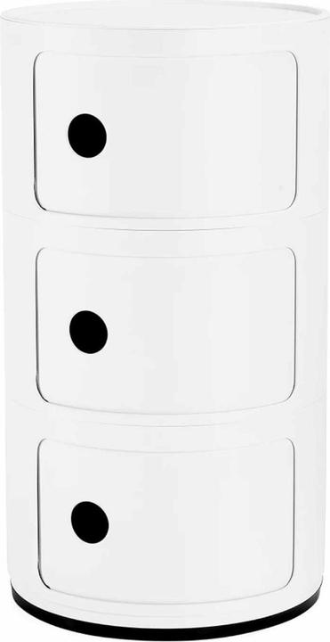 Actual product image Kartell Componibili Mat Recycled 3He Container (32 x 32 x 58.5 cm)