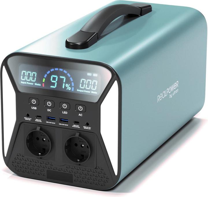 Actual product image RealPower Powerstation PS-1000C 1000 Watt (992 Wh, 12.50 kg)