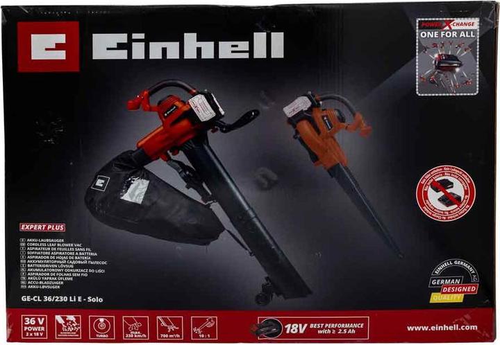Produktbild Einhell GE-CL 36/230 Li E -Solo (Akkubetrieb, Laubsauger)