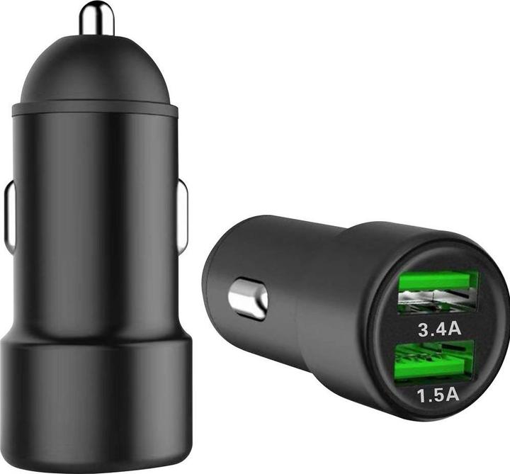 Produktbild IWH USB Adapter 12/24 Volt 3400 mA Belastbarkeit Strom max.=3.4 A