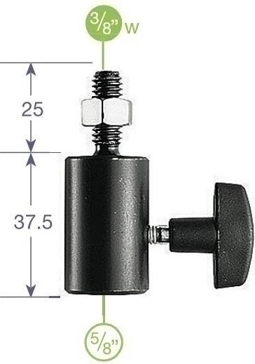 Actual product image Manfrotto 5 8 Adapter (Stand adapter)