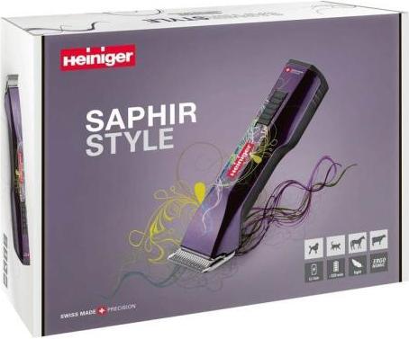 Immagine prodotto Heiniger Tagliacapelli Saphir Style in scatola di cartone con 1 batteria (Cane, Gatto)