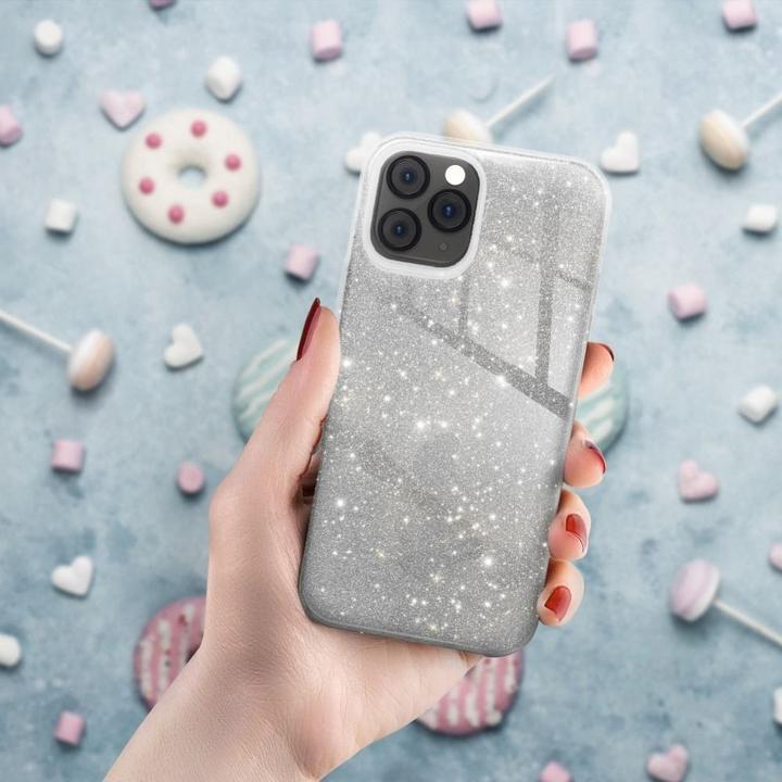 Productafbeelding OEM Back panel cover SHINING Case for IPHONE 7 / 8 silver (Apple iPhone 7)