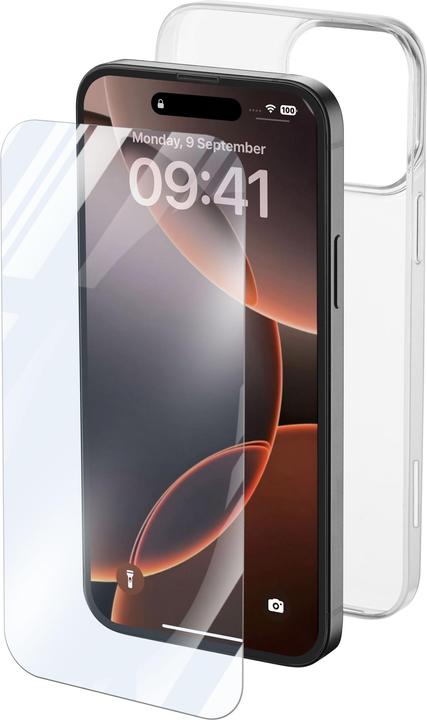 Actual product image Cellularline Protection kit for (Apple iPhone 16 Pro)