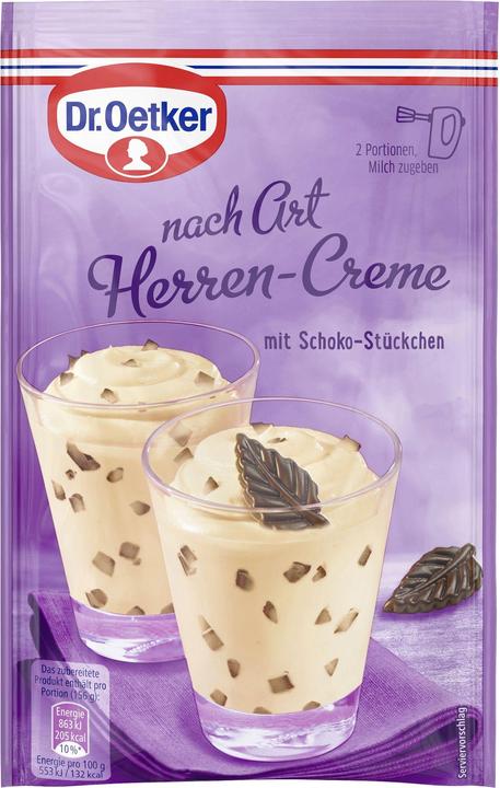 Actual product image Dr. Oetker Herrencreme (62 g)