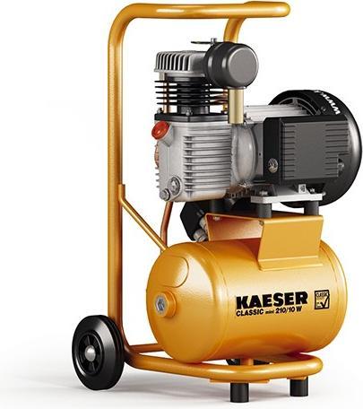 Actual product image Kaeser 1.1700.0 Classic mini 210 / 10W Kolbenkompressor 230 Volt (10 l)