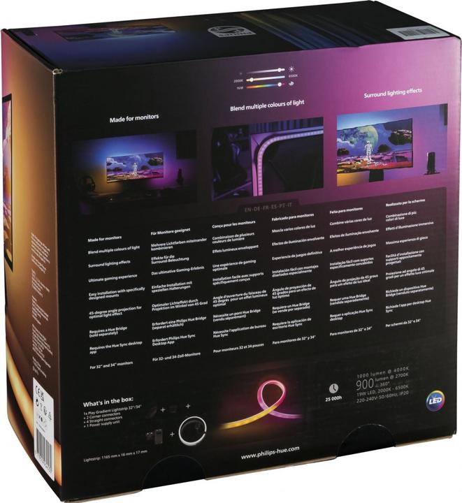 Actual product image Philips Hue Play Gradient (Multicoloured, 116.50 cm, Indoor)
